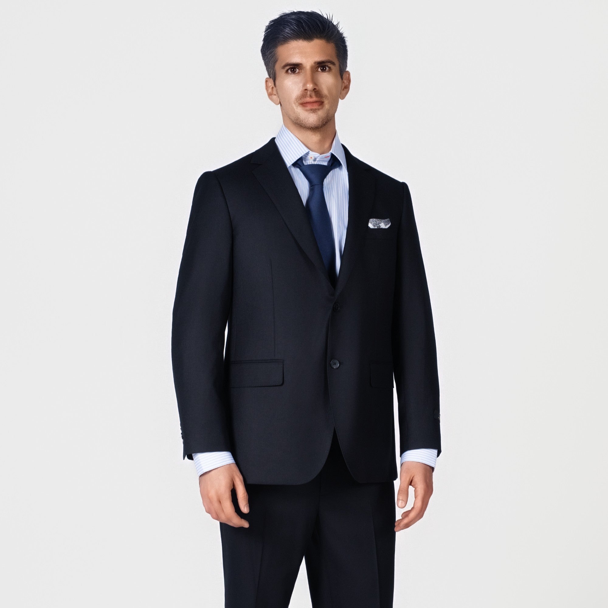 Black wool  Suit