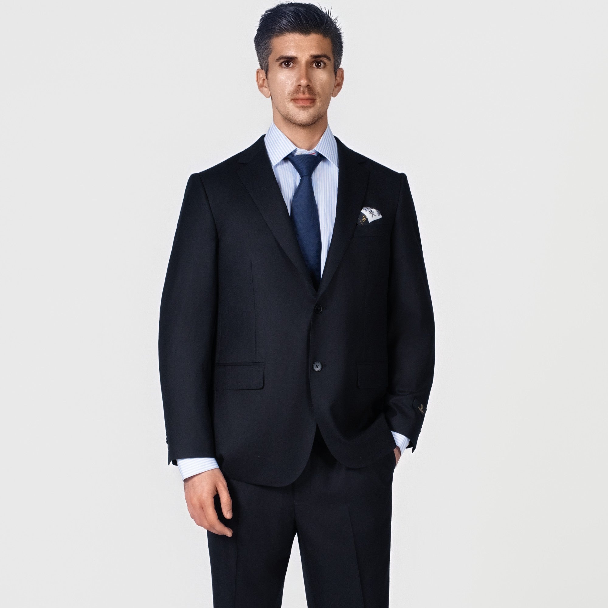 Black wool  Suit