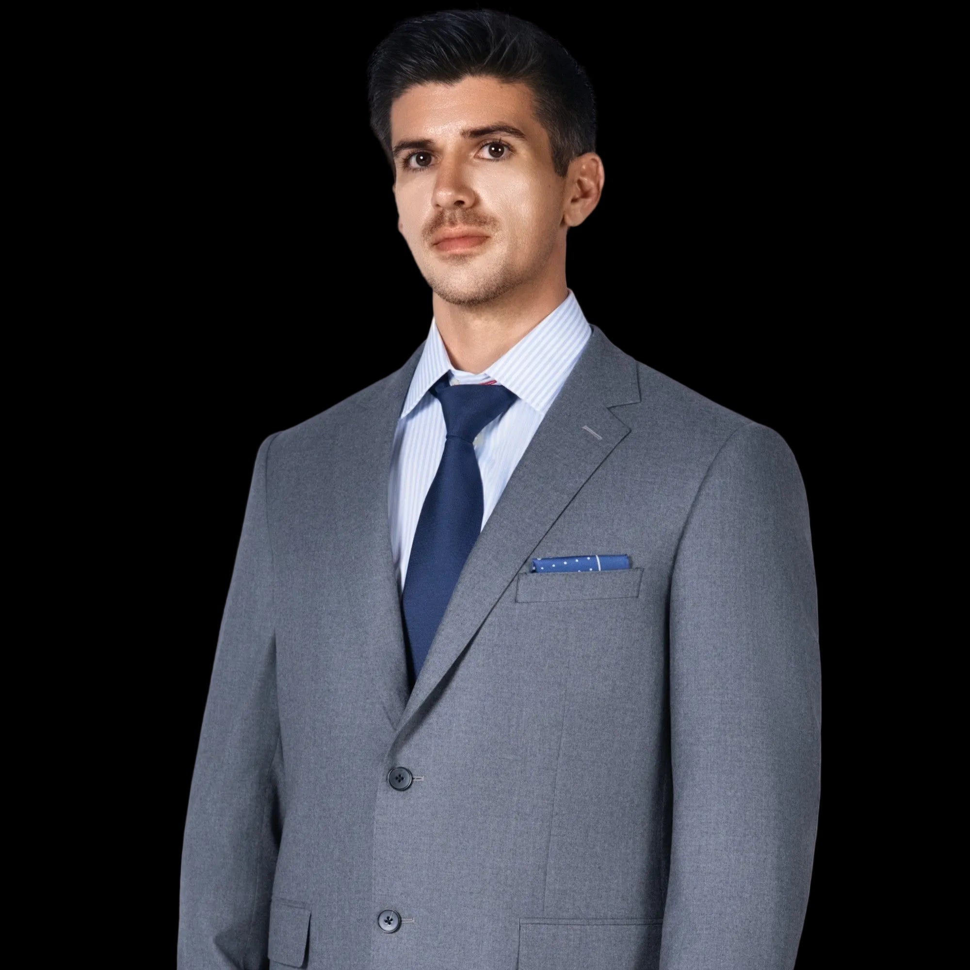 Grey wool  Suit