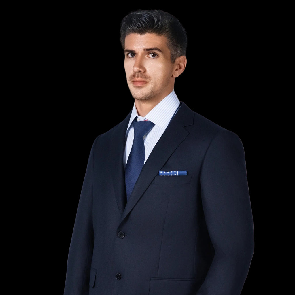 Navy wool  Suit