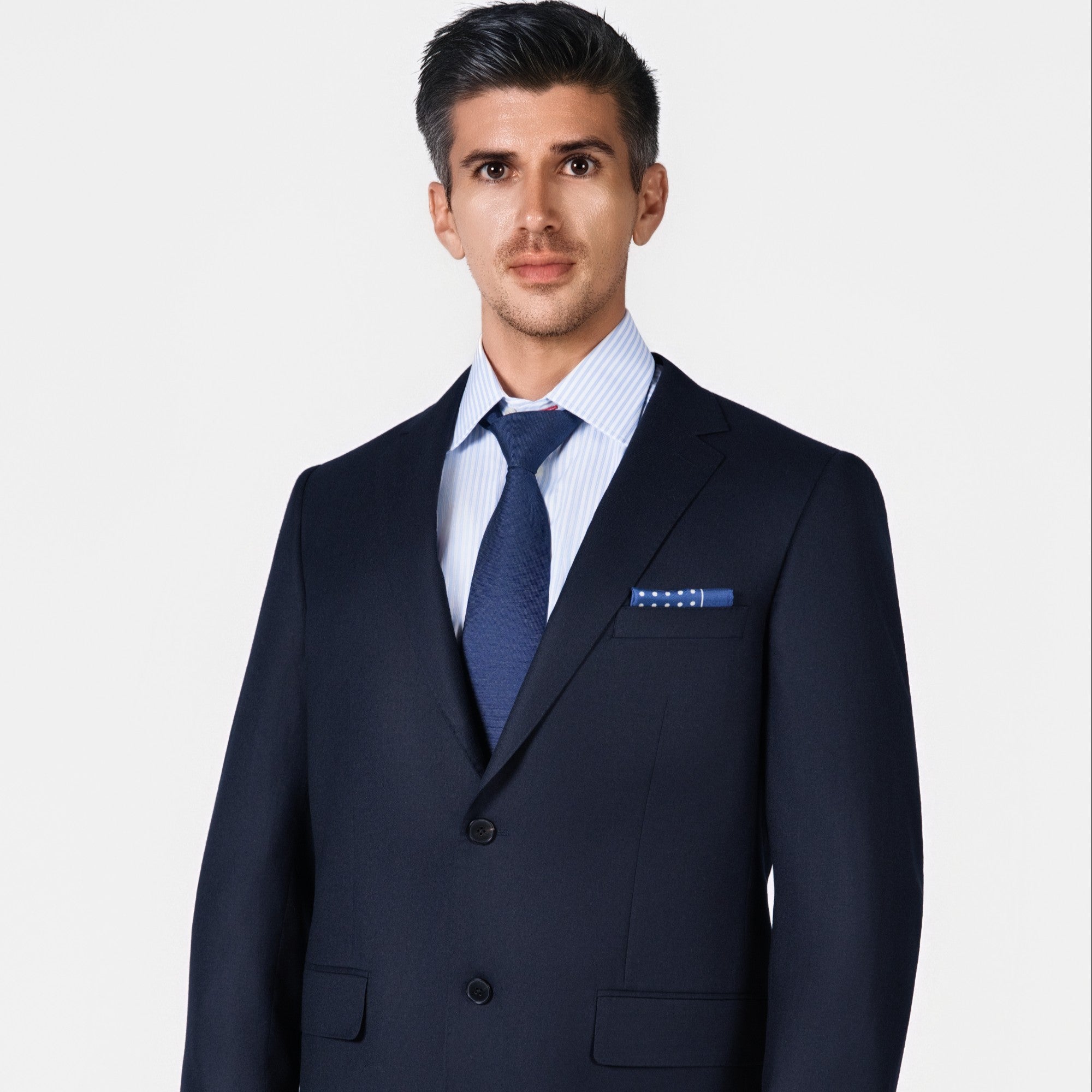 Navy wool  Suit