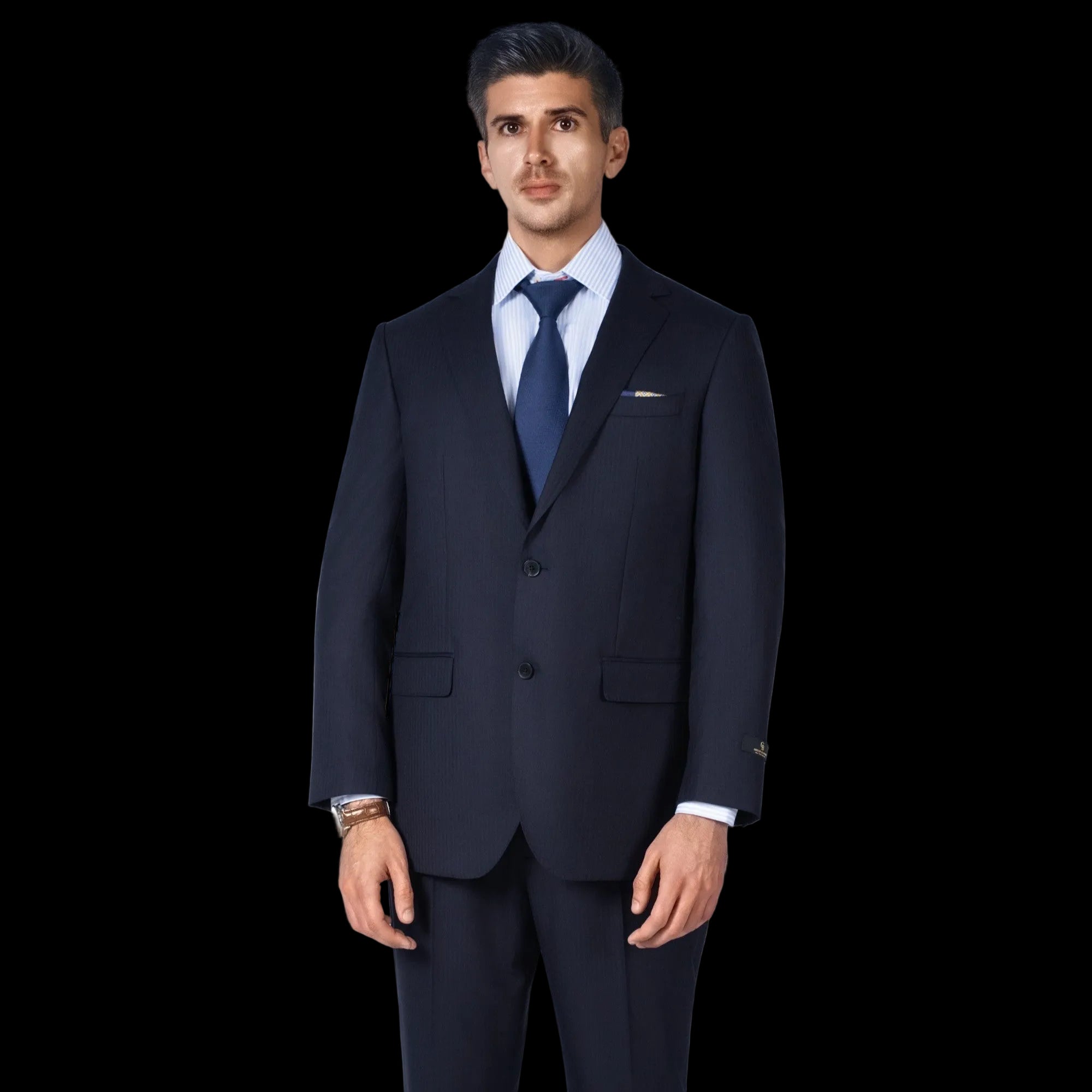 Midnight Navy  wool  Suit