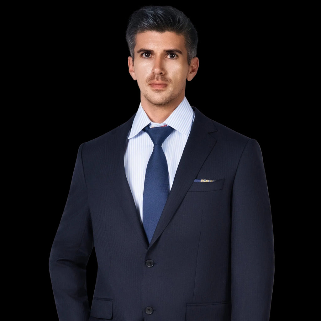 Midnight Navy  wool  Suit