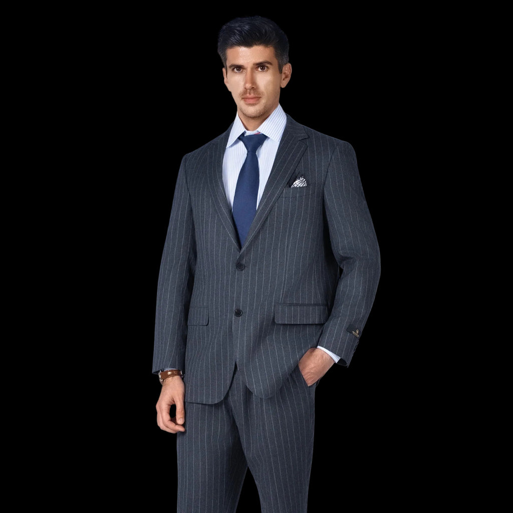 Chalk Stripe wool  Suit